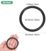 Unique Bargains Plastic Durable Multipurpose DTY Design Macrame And Knotting Supplies O Rings 30 Pcs - 3 of 4