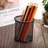 Unique Bargains Metal Large Capacity Round Desk Accessories Mesh Pen Holder 2 Pcs - 4 of 4