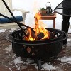 Sunnydaze Indoor/Outdoor Fireplace or Fire Pit Heavy-Duty Metal Firewood Log Grabber Tool - 40" - Black - 2 of 4