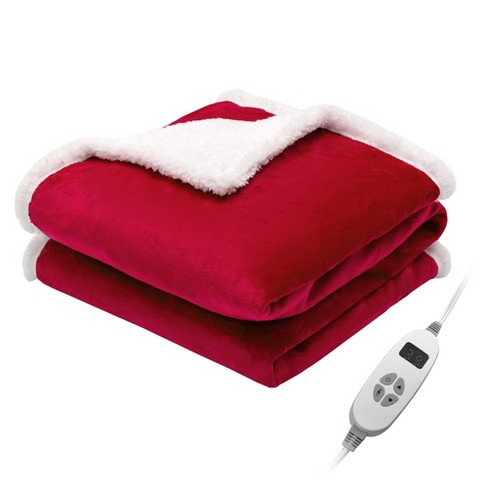 Red heated throw new arrivals