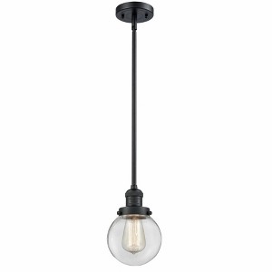 Beacon - 1 Light Mini Pendant In Industrial Style-9.5 Inches Tall and 6 Inches Wide - 1 of 1