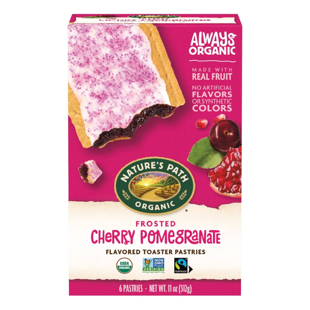 UPC 058449410157 product image for Nature's Path Organic Toaster Pastries Frosted Cherry Pomegranate - 6ct | upcitemdb.com