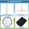 Costway Outdoor Toss Target, Metal Flying Disc Stand w/Storage Bag - 4 of 4