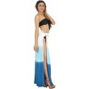 LA LEELA Women's Summer Bikini Wrap Sarong Cover up Skirt Bathing suit Swimwear Swimsuit Beach Wraps Coverup for Women One Size White, Tie Dye Design - 4 of 4