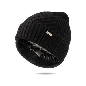 Britt's Knits Satin Lined Beanie Winter Hat for Women Stylish Cold Weather Womens Warm Hat - 1 of 1