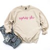 Simply Sage Market Embroidered Apres Ski Words Sweatshirt - 3 of 4