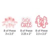 Big Dot of Happiness Tutu Cute Ballerina - DIY Shaped Ballet Birthday Party or Baby Shower Cut-Outs - 24 Count - 2 of 4