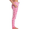 Just Love Womens Buffalo Plaid Knit Jersey Pajama Pants - Buffalo Check Jogger PJ Bottom - 2 of 3