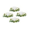 Melrose Daisy Candle Ring (Set of 4) - 2 of 2