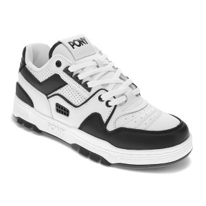 PONY Mens M100 Low Genuine Leather Premium Lace Up Athletic Sneaker Shoe - 1 of 4