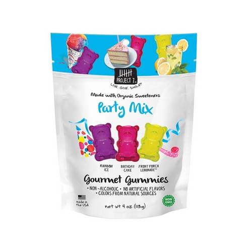 Project 7 Party Mix Gourmet Gummies - 4oz