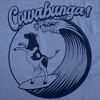 Mens Funny T Shirts Cowabunga Sarcastic Cow Graphic Novelty Surfing Tee For Men - Crazy Dog Men's T Shirt - 2 of 4