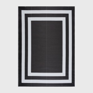 Play Rug Paris Recycled Plastic Woven Indoor Outdoor Folded Floor Mat - 1 of 4