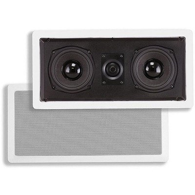 Monoprice Aramid Fiber In-Wall Center Channel Speaker - Dual 5.25 Inch (Single) With Titanium Tweeters - Caliber Series