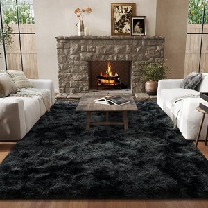 LOVEVOOK 8x10 Feet Area Rugs for Living Room Bedroom, Non-Slip Fluffy Soft Shag Rug, Plush Carpet for Home Dorm Decor Aesthetic - 1 of 4