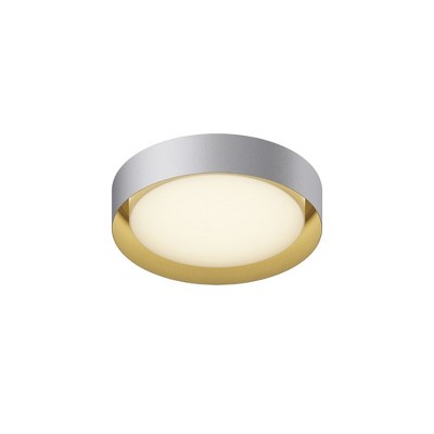 ET2 Lighting Echo 1 - Light Flush Mount in  White/Gold