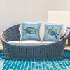 Stupell Industries Abstract Ocean Deep Turtles Blue Green Marine - 2 of 3