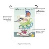 Songbirds and Teacups Applique Garden Flag - 4 of 4