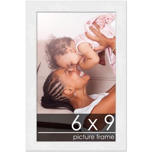 PosterPalooza | 6x9 Wood Frame with UV Acrylic, 6 Finishes: Black, White, Bronze, Silver, Wood, Mahogany - 1 of 4