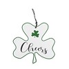 K & K INTERIORS 3.75 In Metal Irish Clover Saint Patricks Tree Ornaments - 3 of 4