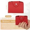 Unique Bargains Leather Slim ID Card Business Card Holder Wallets with 24 Slots 4" x 3" 2 Pcs - 2 of 4