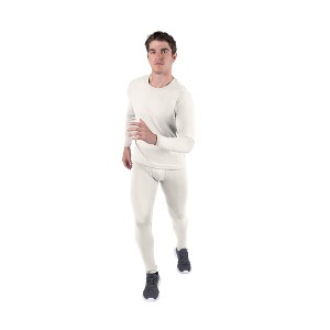 Kickoff Thermal Underwear for Men Long Johns for Men Thermal Top Bottom Fleece Lined Base Layer Set Moisture-Wicking Pajamas Cold Weather - 1 of 4
