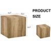 NicBex Modern Square Light Wood Coffee Table Natural Grain Texture Side Table for Living Room, Apartment - 4 of 4