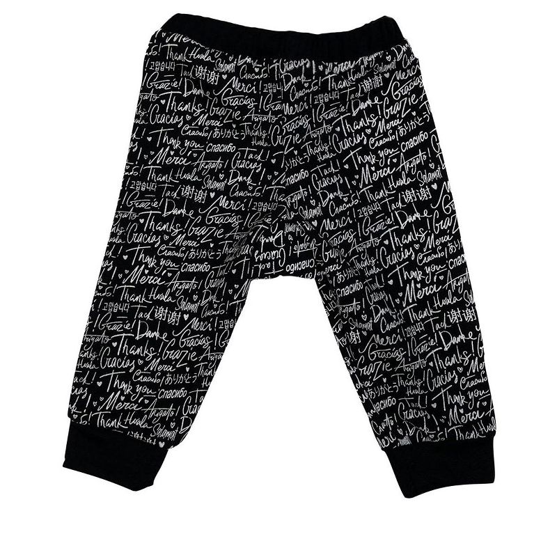 Mixed Up Clothing Infant Thank you Jogger Black, 1 of 2