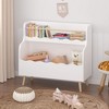 ORRD Kids Bookshelf and Toy Storage Organizer, 3-Tier White Bookcase Cabinet for Children’s Room, Playroom, or Nursery - 2 of 4