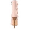 Journee Collection Womens Deandra Tru Comfort Foam Inside Zip Stiletto Booties Blush 12 - 3 of 4