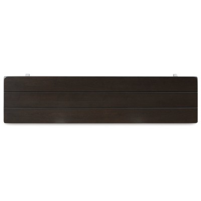 Darborn 62" Gray and Brown Two-Tone Farmhouse Dining Bench
