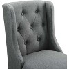 Modway Baronet Bar Upholstered Fabric, Counter Stools - Set of 2, Gray - 3 of 3