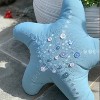 RightSide Designs Shaped Embroidered Starfish Indoor/Outdoor Throw Pillow - 4 of 4