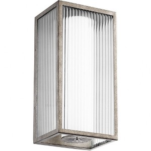 Quorum Lighting Maestro 3-Light LED Outdoor Wall Mount, Weathered Zinc, Wet Rated - 1 of 1