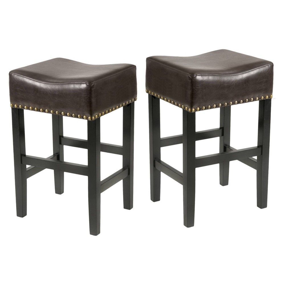 Set of 2 Louigi 30 Barstool Brown - Christopher Knight Home was $148.99 now $96.84 (35.0% off)