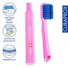 Curaprox Ortho Travel Refill Brush Heads for CS 5460, Pink, 2-Pack for Braces Care - 3 of 4