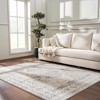 Hauteloom Brend Taupe Medallion Area Rug - 2 of 4