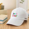 Pavilion Gift Company - Book Lover - White Adjustable Hat - Hats - 4 of 4