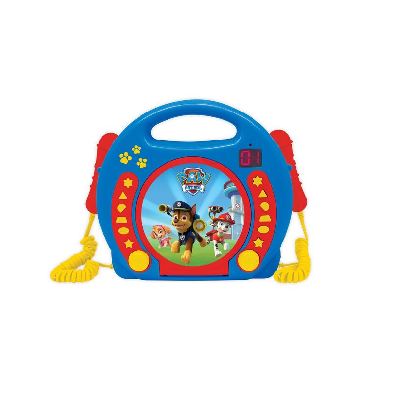 PAW Patrol Portable CD Player with 2 Sing Along Microphones, 1 of 4