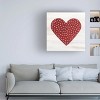 Trademark Fine Art -Kathleen Parr Mckenna 'Rustic Valentine Heart I' Canvas Art - 2 of 4