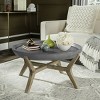 Wynn Coffee Table - Indoor/Outdoor - VNN1013 - Dark Grey - Safavieh - 2 of 4