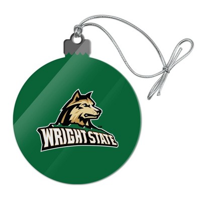 Wright State Primary Logo Acrylic Christmas Tree Holiday Ornament