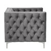 Modern Accent Chair with Deep Dutch Velvet - Morden Fort - 4 of 4