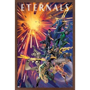 Trends International Marvel Eternals - Immortals Walk Comic Framed Wall Poster Prints - 1 of 4