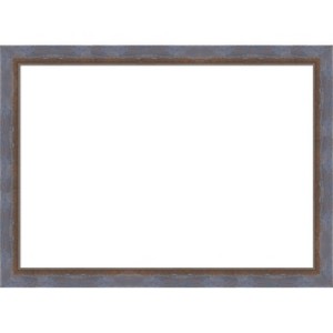 Amanti Art Two Tone Blue Copper Framed Dry Erase Magnetic Board - 1 of 4