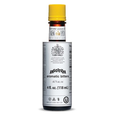 ANGOSTURA Aromatic Bitters, Liquid Cocktail Bitters for Professional & Home Mixologists, 4 fl oz-Pack of 2