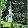 Manual Woodworkers and Weavers A Beautiful Day in Heaven Tapestry Throw Blanket 50"x60", Cotton, Inspirational Memorial Poem Decor - 2 of 3