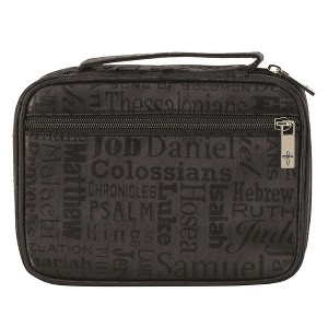 White Dove Designs Bible Cover-Books of The Bible-Compact-Black - 1 of 2