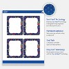 Avery Labels, 4" x 3-1/3", Silver-Navy, Matte, 40ct - 3 of 4