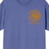 House of the Dragon Golden Throne Men's Periwinkle Short Sleeve Tee - 3 of 4